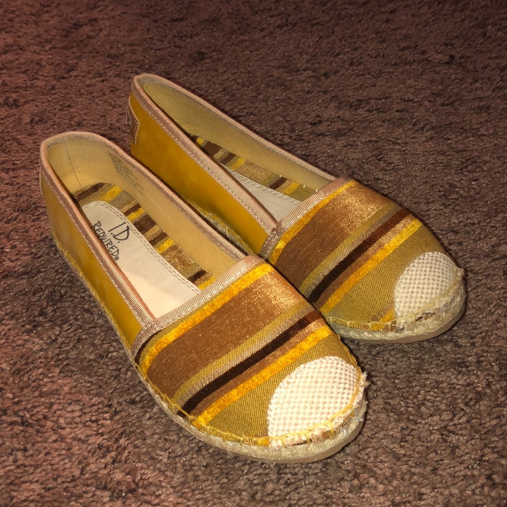 Multi colored slippers